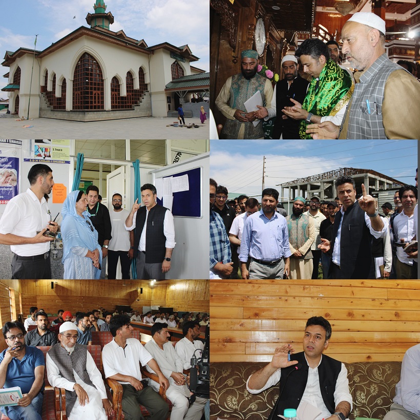 DC Budgam Conducts Extensive Tour of Charar i Sharief area