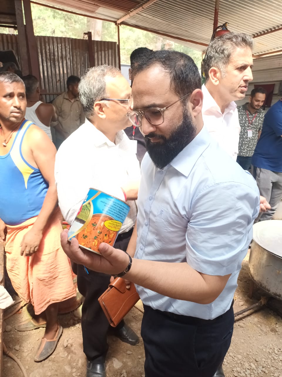 Food Safety Team inspects langars at Base Camp Nunwan Transit Camp Chandanwari Pahalgam