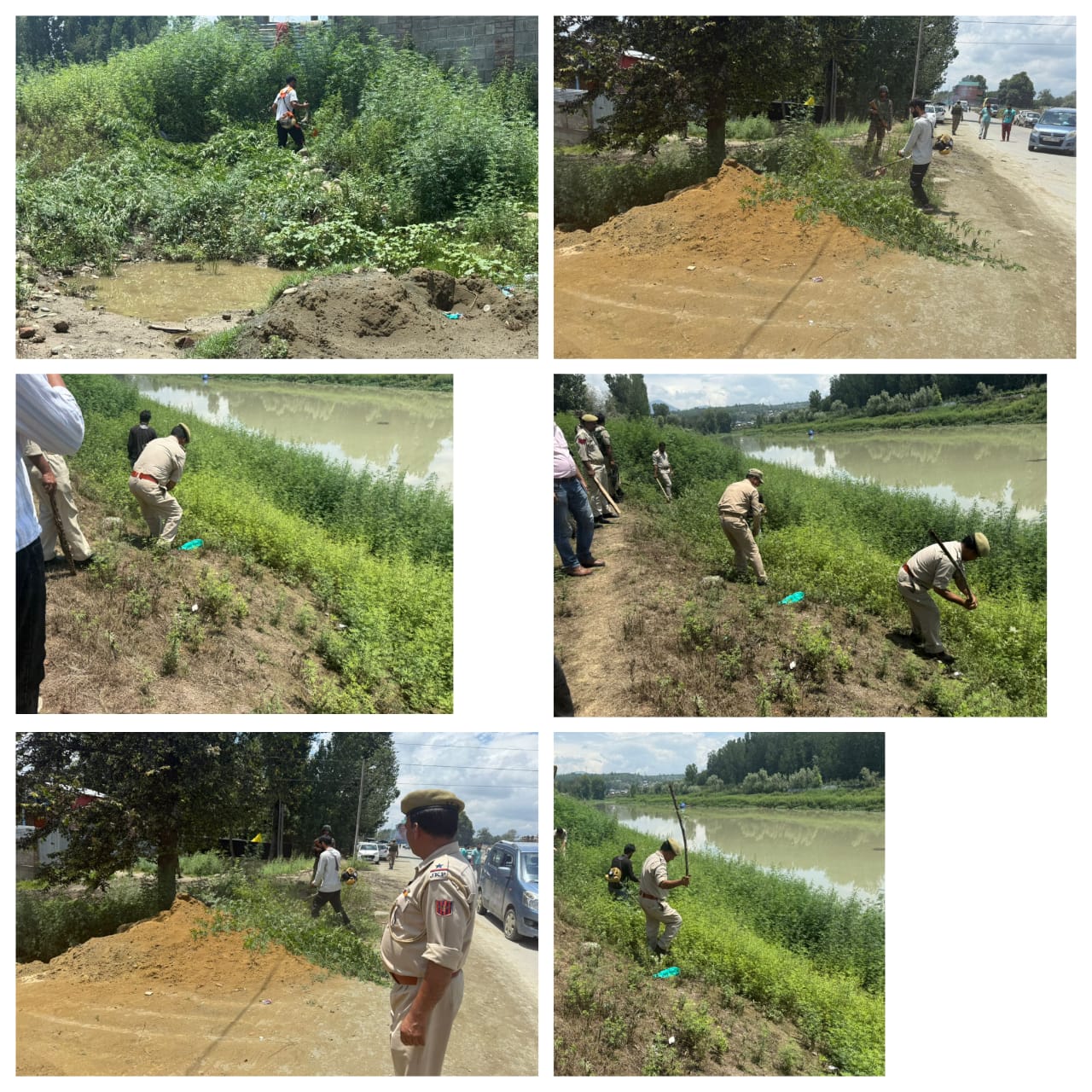 Police Launches Bhung Destruction Drive Anantnag Gbl