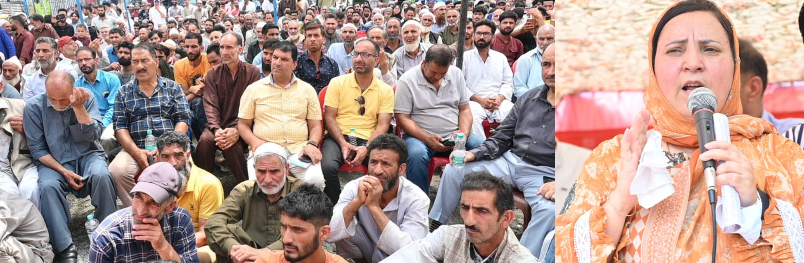Sakeena Itoo holds Public Grievance Redressal Camp at Binimulla Chandergi area of Kulgam district 26
