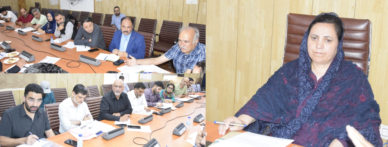 Sakeena Itoo reviews healthcare scenario in Pampore Assembly Constituency 22