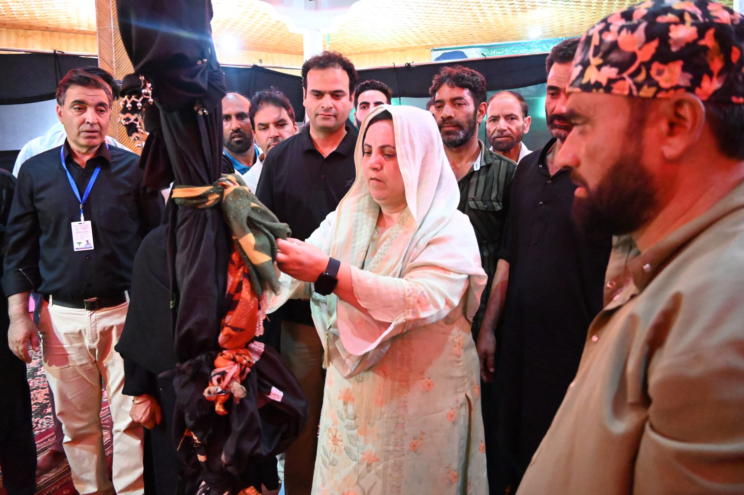 Sakeena Itoo visits Shahoo Kulgam reviews arrangements for 10th Muharram 1 scaled