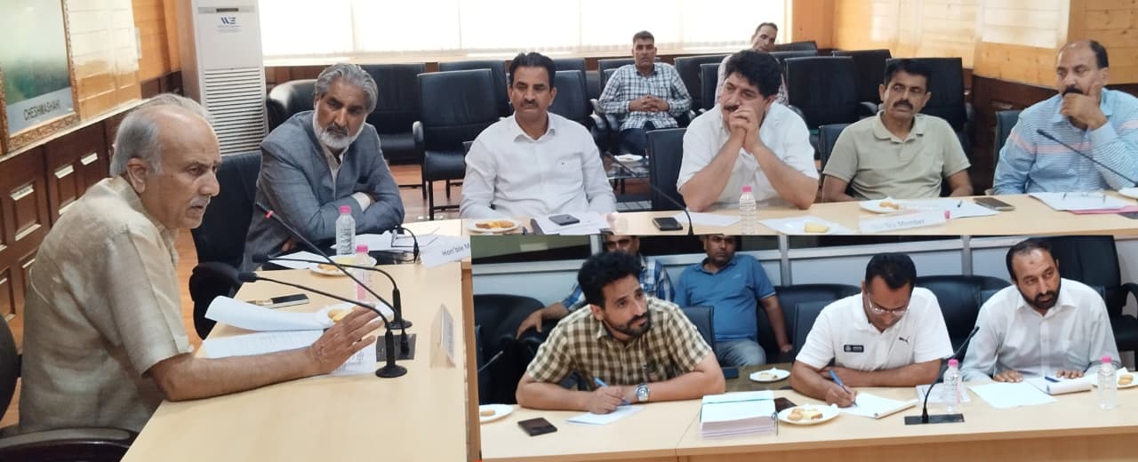 Committee on Subordinate Legislation meets in Srinagar