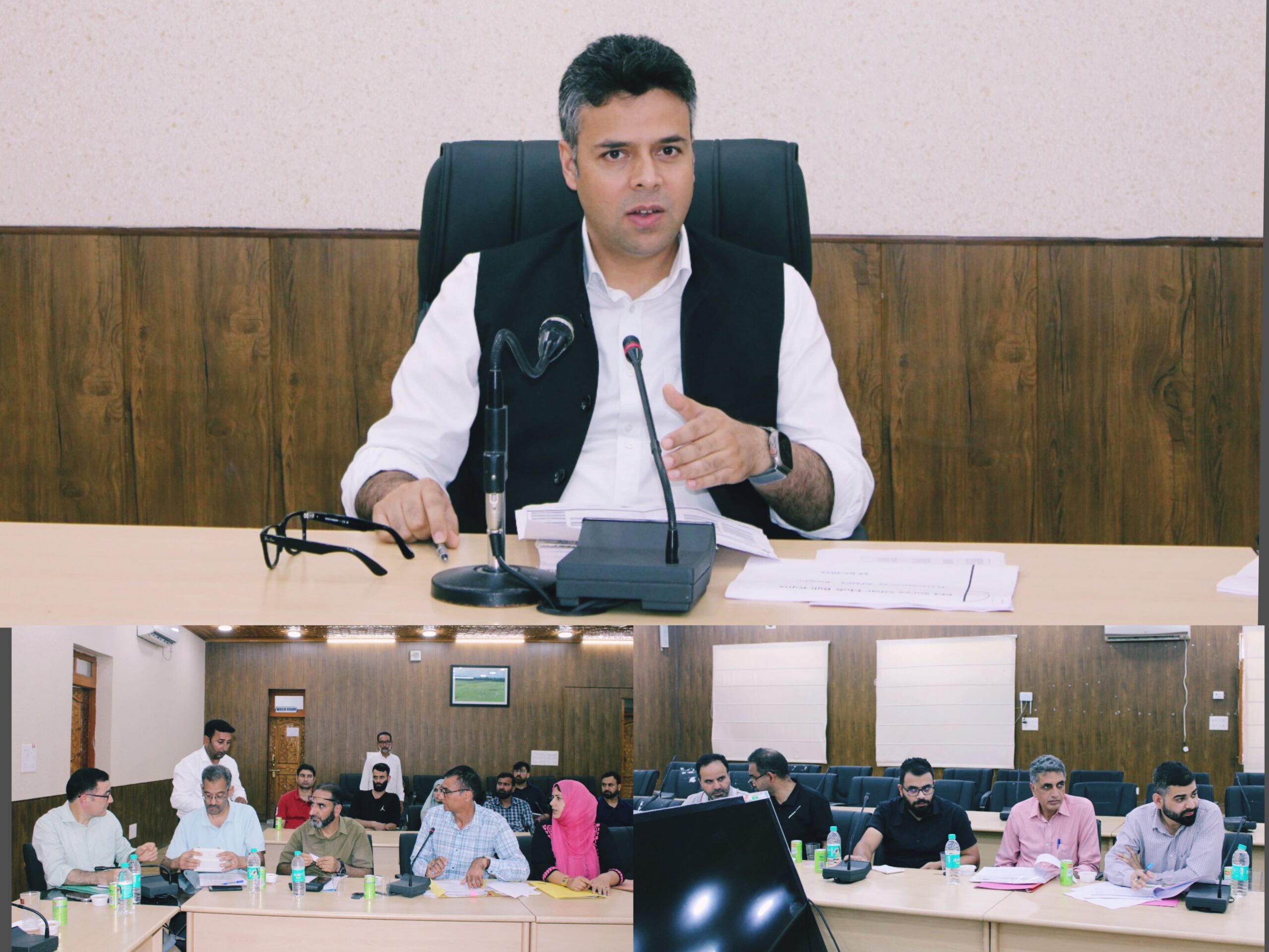DC Budgam reviews HADP in the district scaled