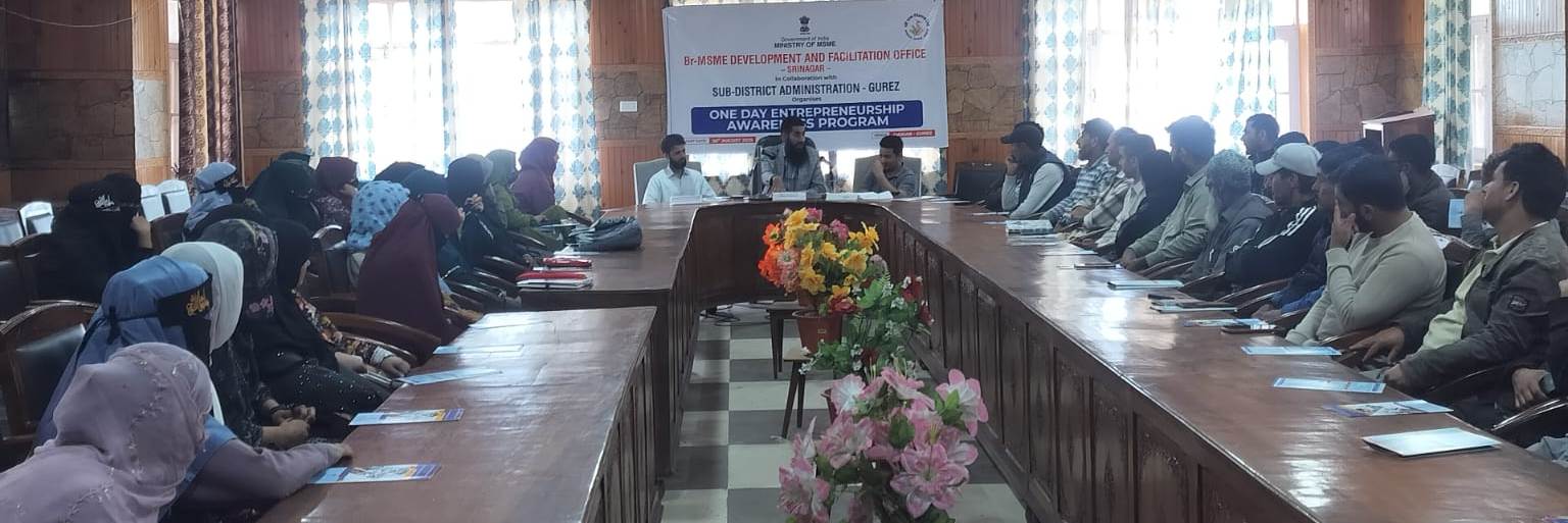 MSMEs Field office Srinagar organises entrepreneurship awareness program at Dawar Gurez