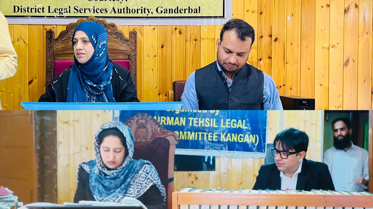 Special Lok Adalat for MACT Matrimonial cases held at Ganderbal