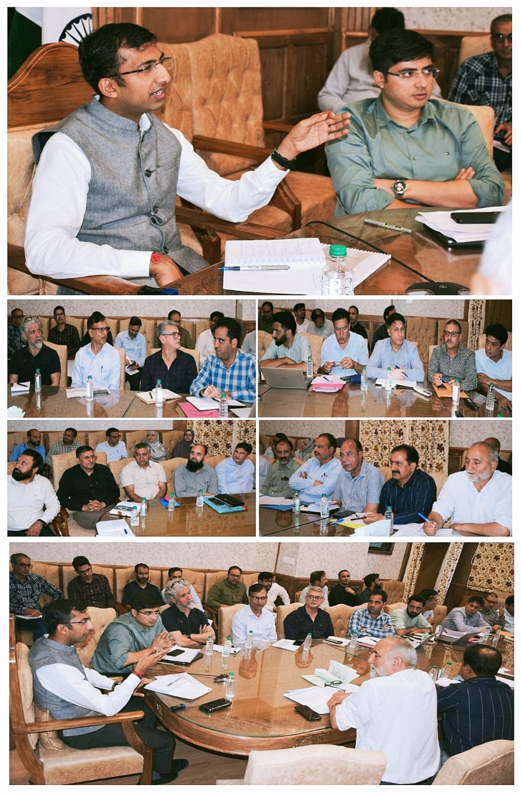 Div Com Kashmir reviews physical financial status of Srinagar Smart City projects