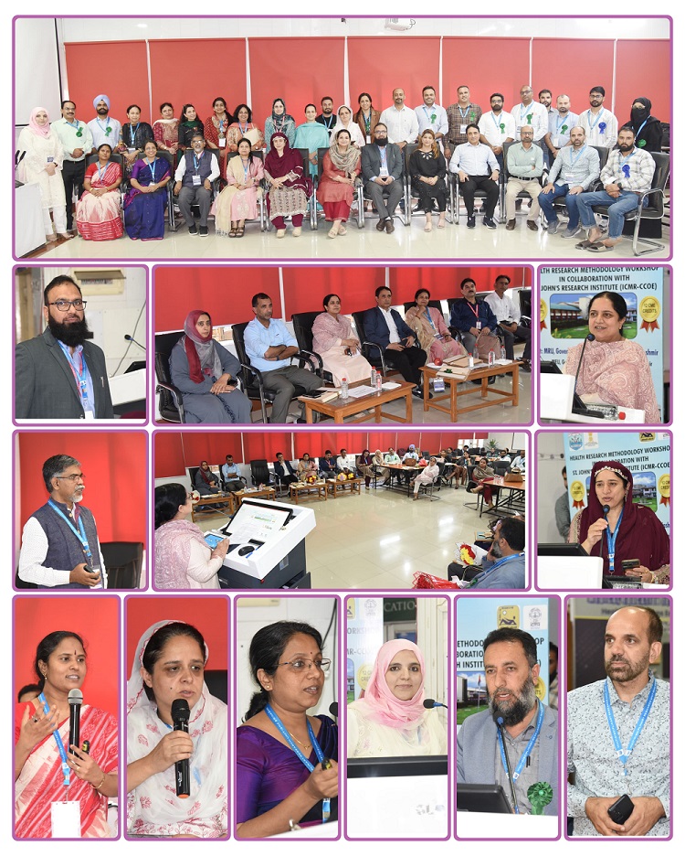 ICMRuDHR Sponsored Research Methodology Workshop Commences at GMC Srinagar