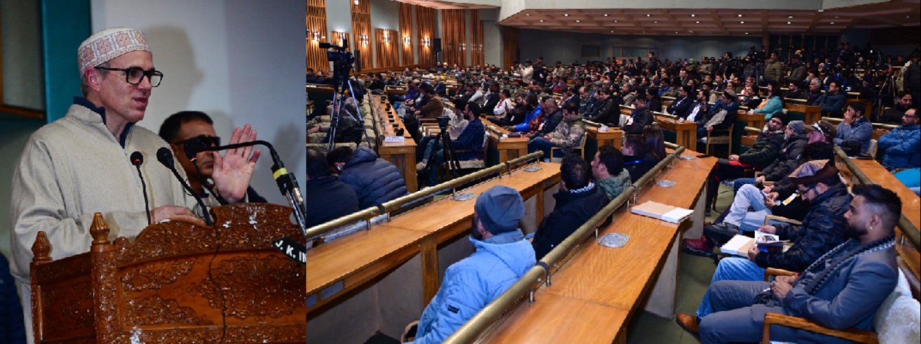 CM Omar Abdullah addresses 17th Annual Convention of ATOAI at SKICC 17 2