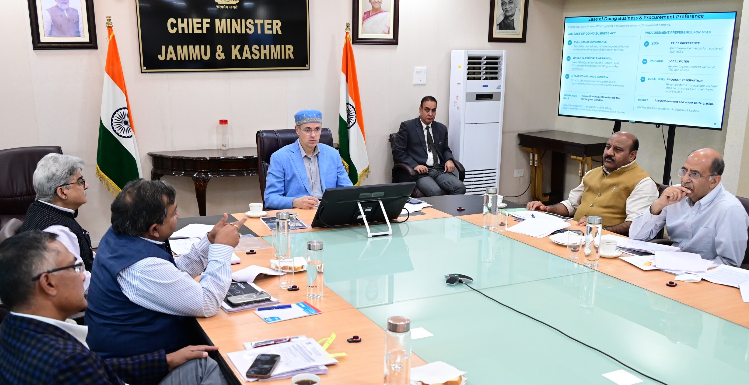 CM Omar Abdullah reviews draft Industrial Policy 24 2